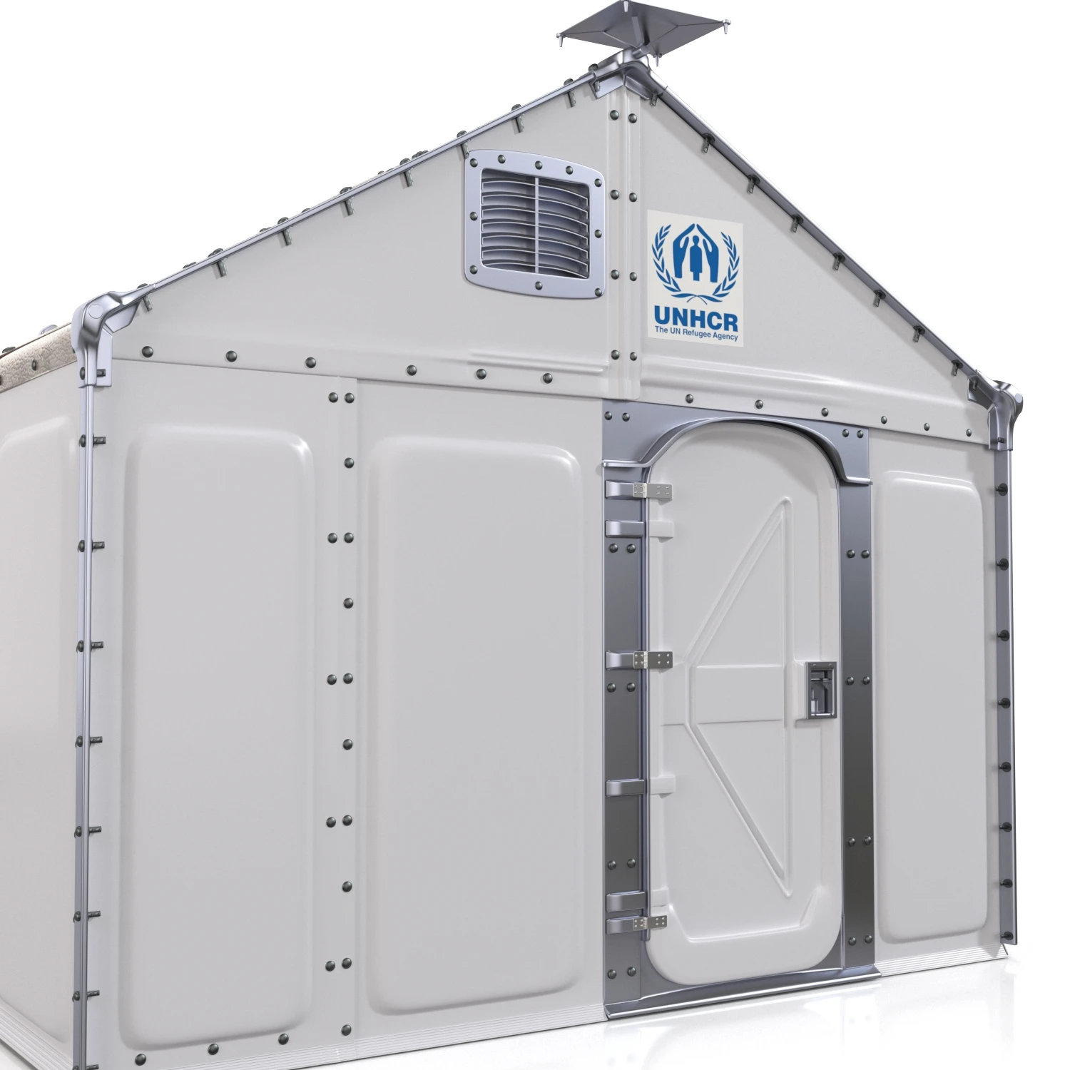 IKEA Better Shelter Temporary Portable Refugee Tent 3D Model_04